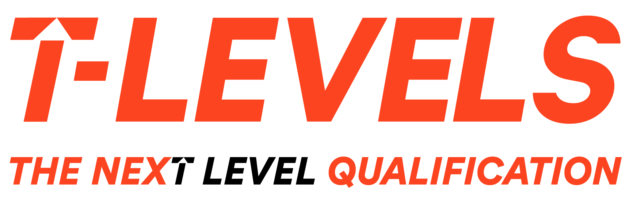 T-Level logo - the next level qualifications 