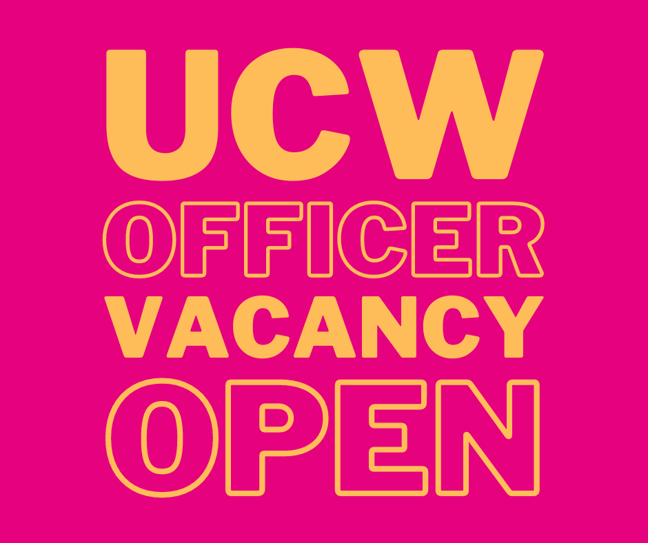 UCW Officer Vacancy Open