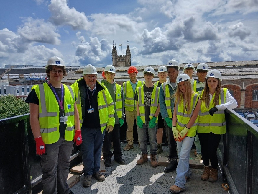 T Level Construction Learners Visit Bristol Construction Sites