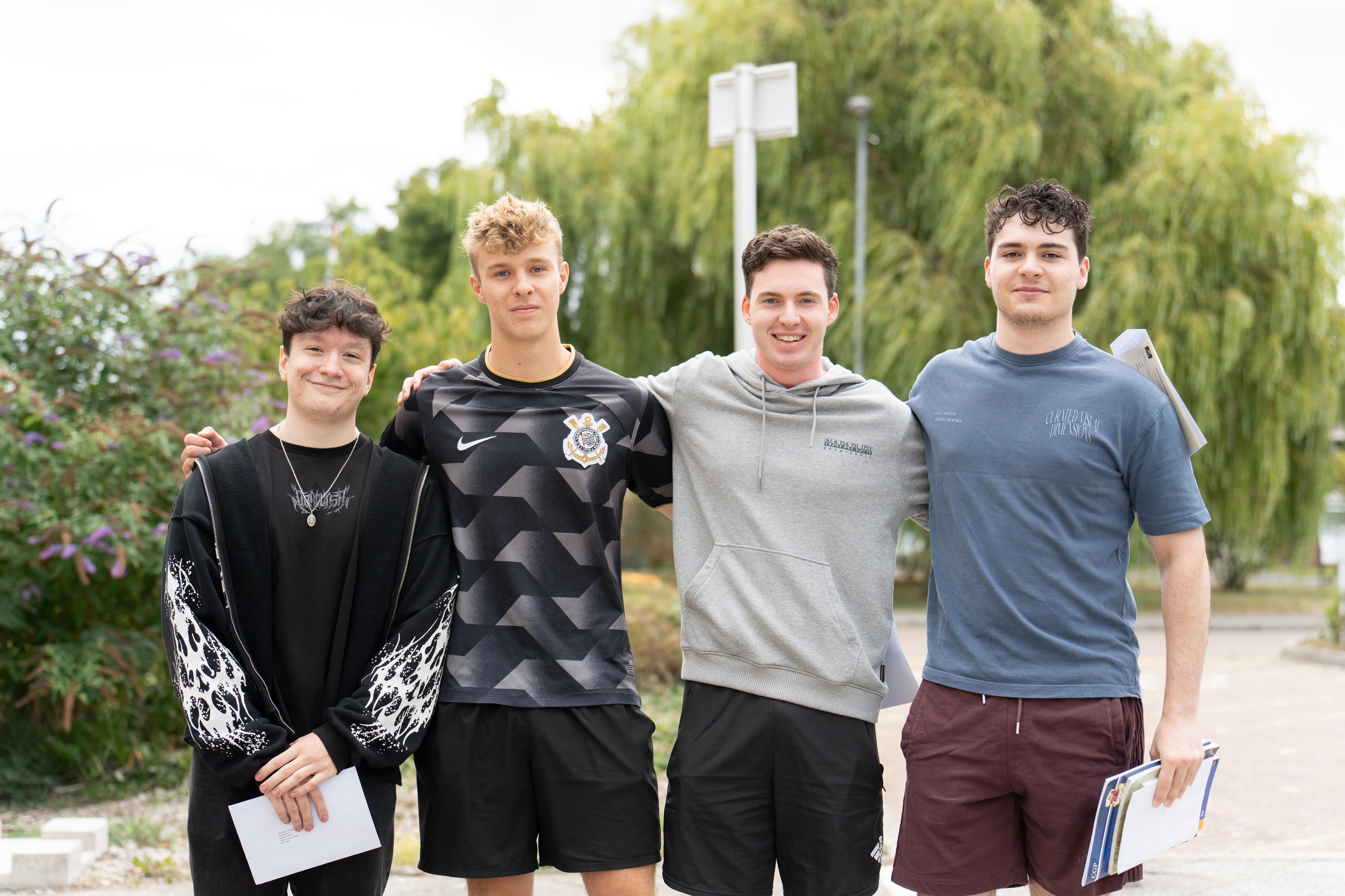 Students Collecting results