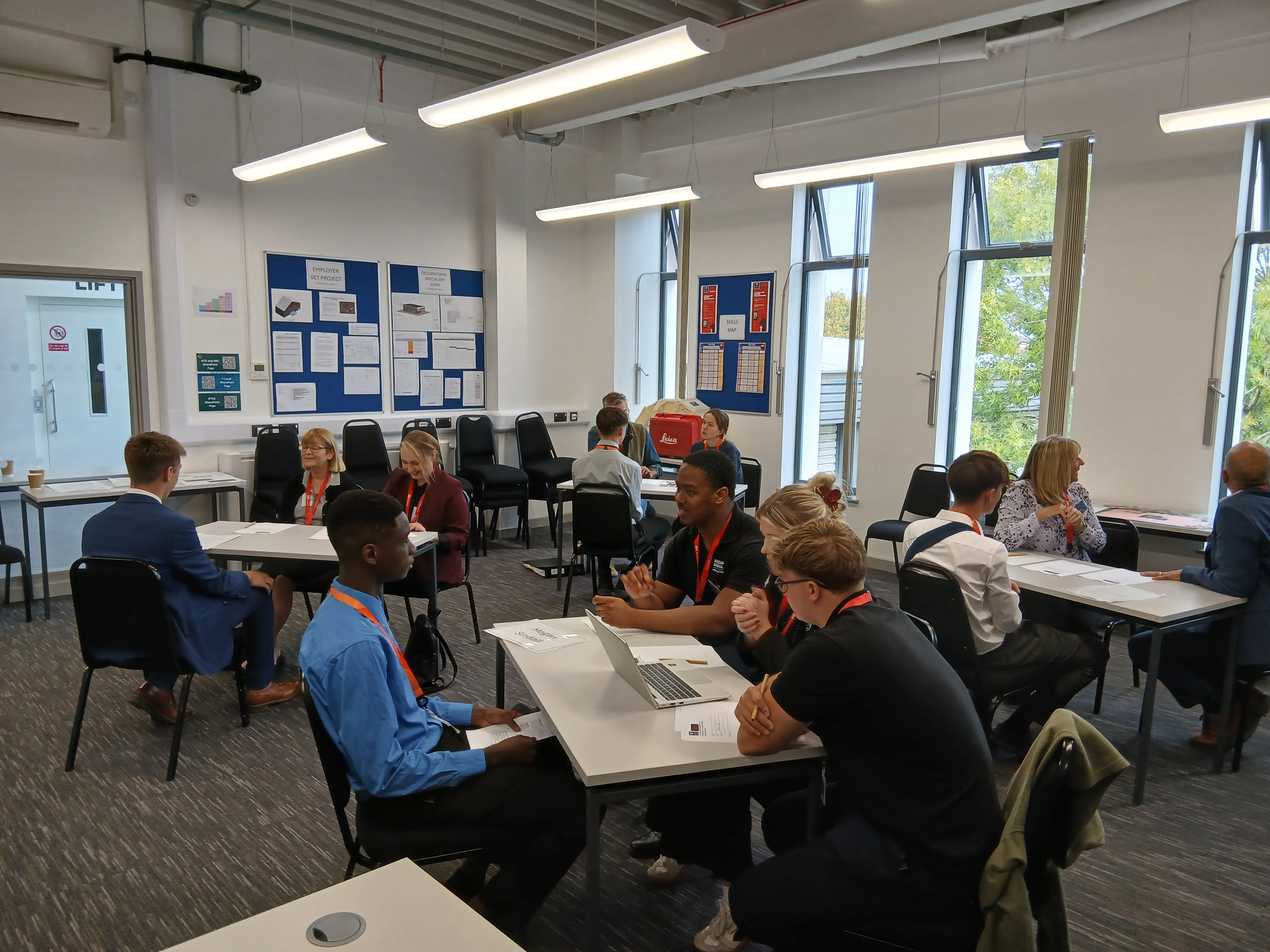 Construction T Level Speed Interview Day