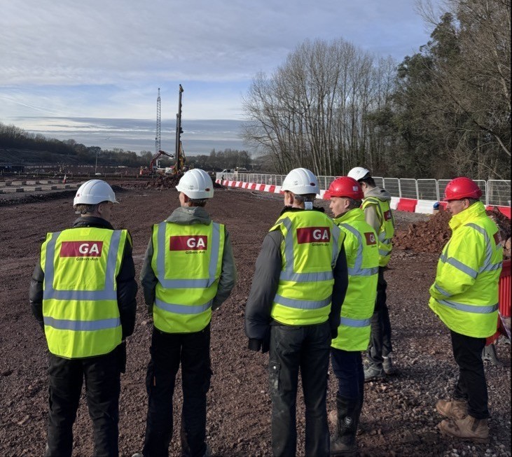 Learners Visit Gilbert Ash on Site