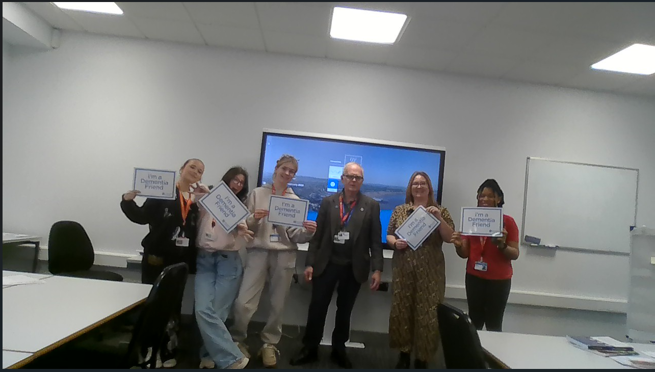 Health and Social Care Students Become Dementia Friends