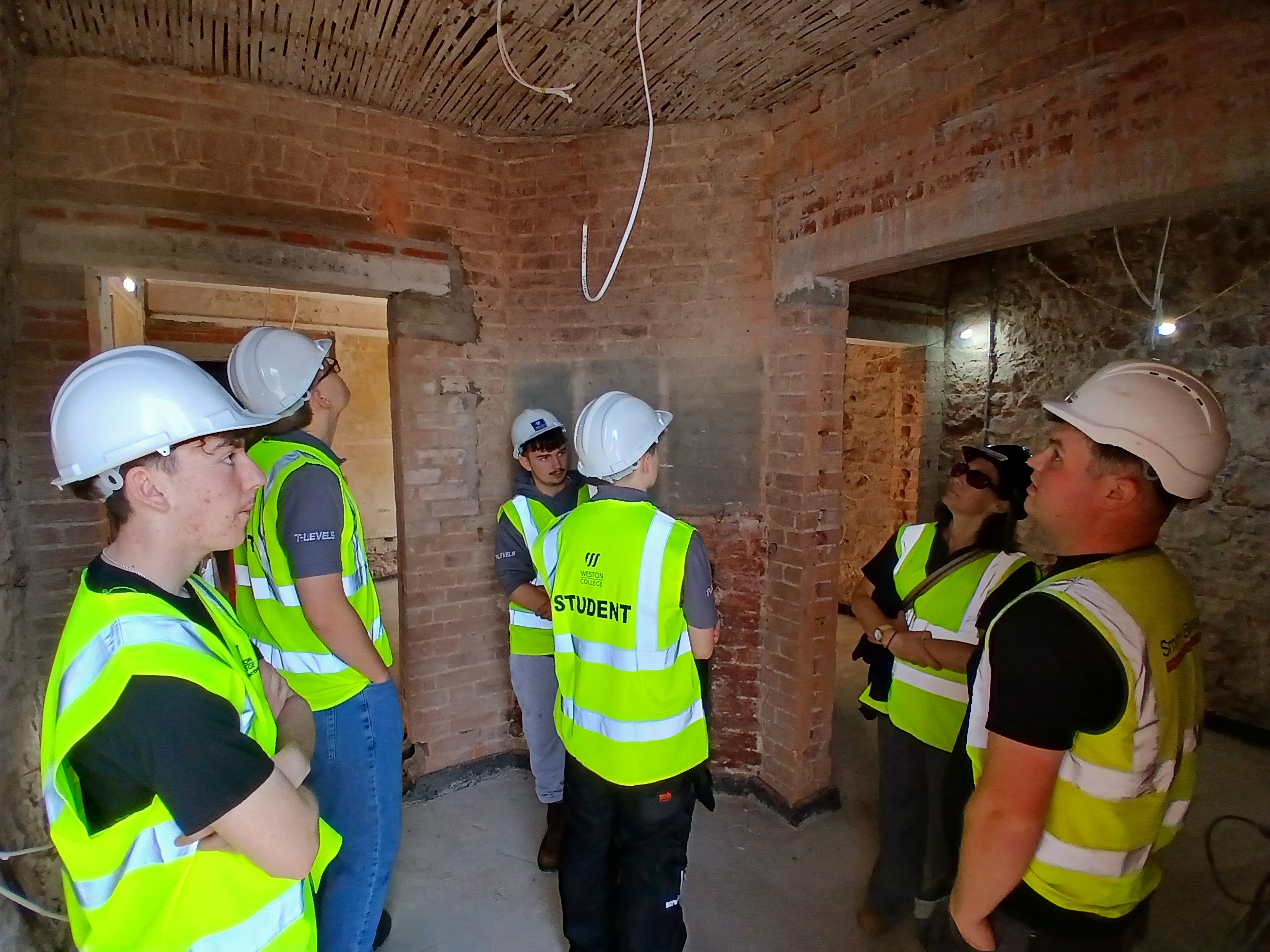Students in Building