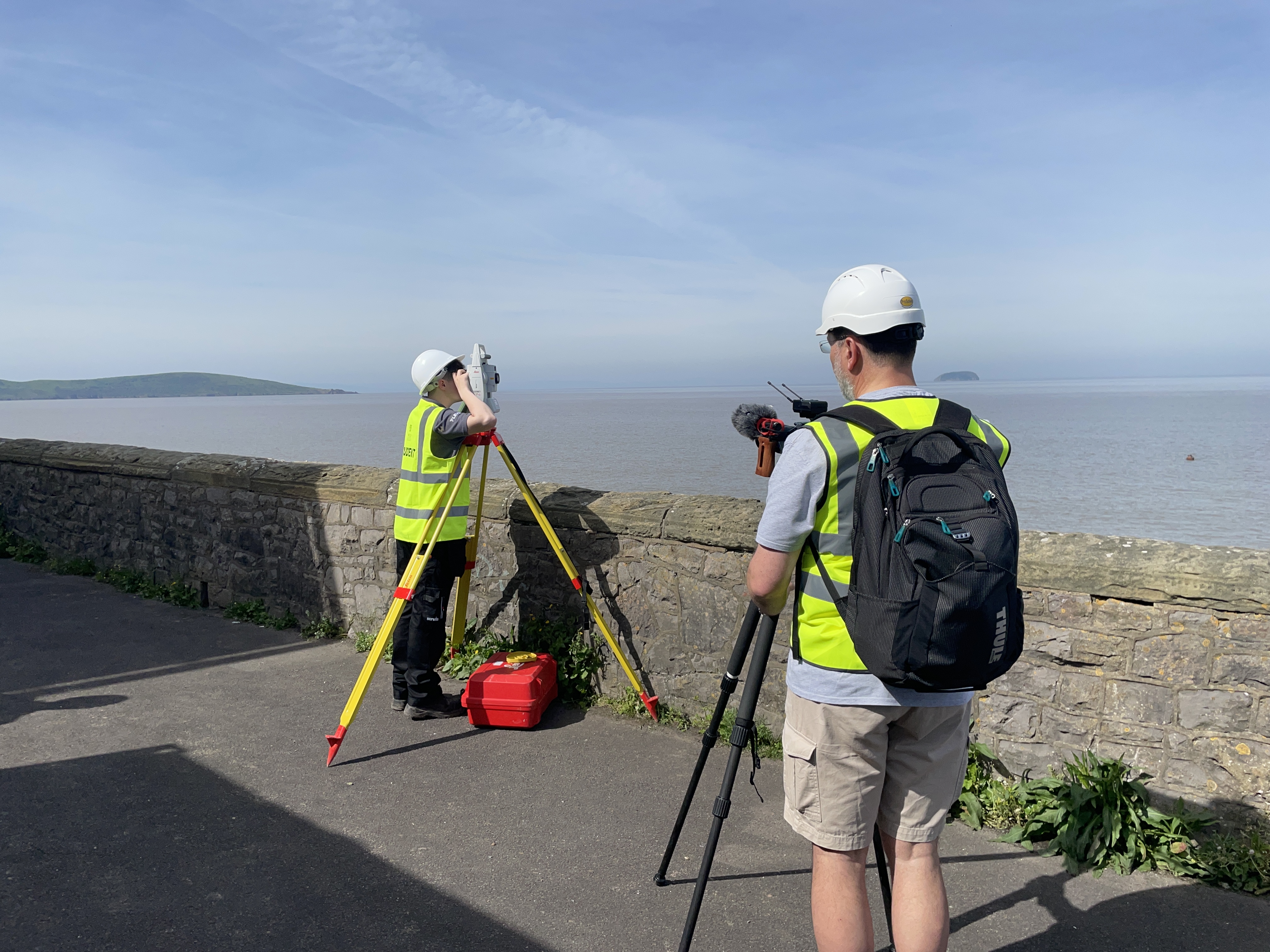 Student being filmed by BBC