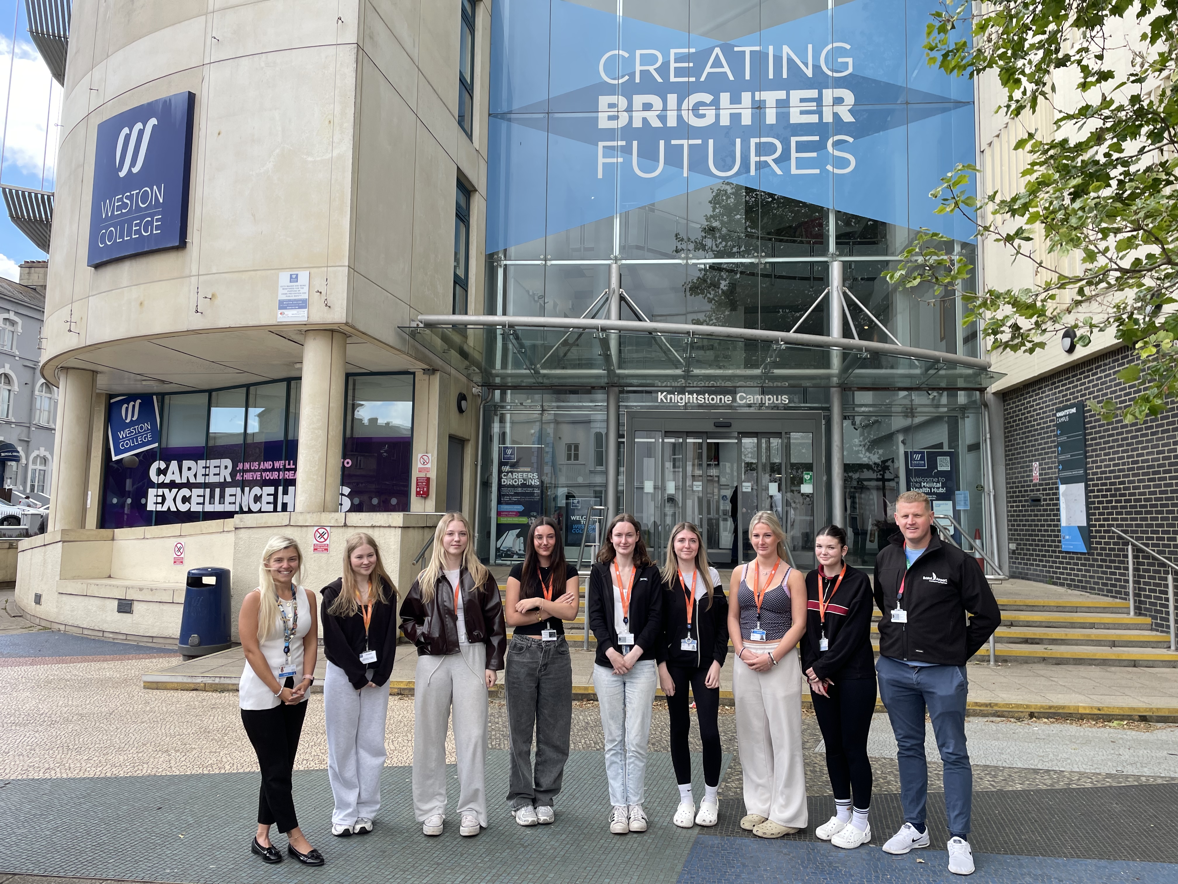 Weston College Travel and Tourism Students Careers Take Off after Gaining Employment at Bristol Airport