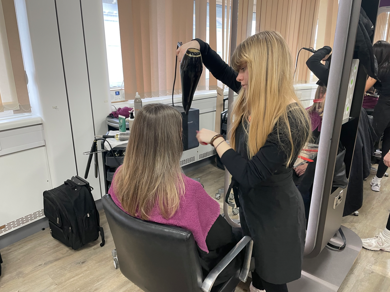 Hair and Beauty Students Host Pamper night for the Public