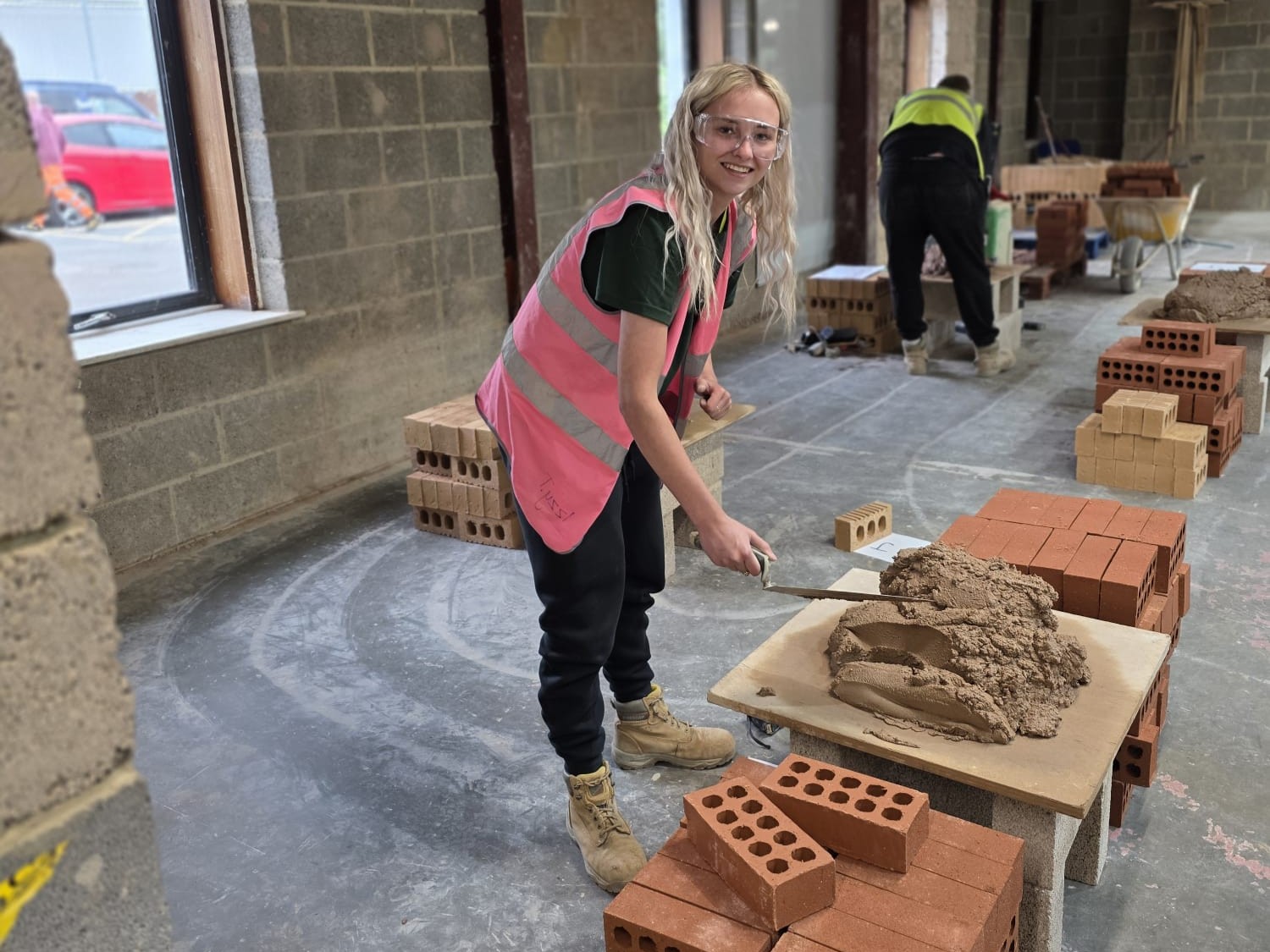 Brickwork Learner Competes in the Guild of Bricklaying Competition