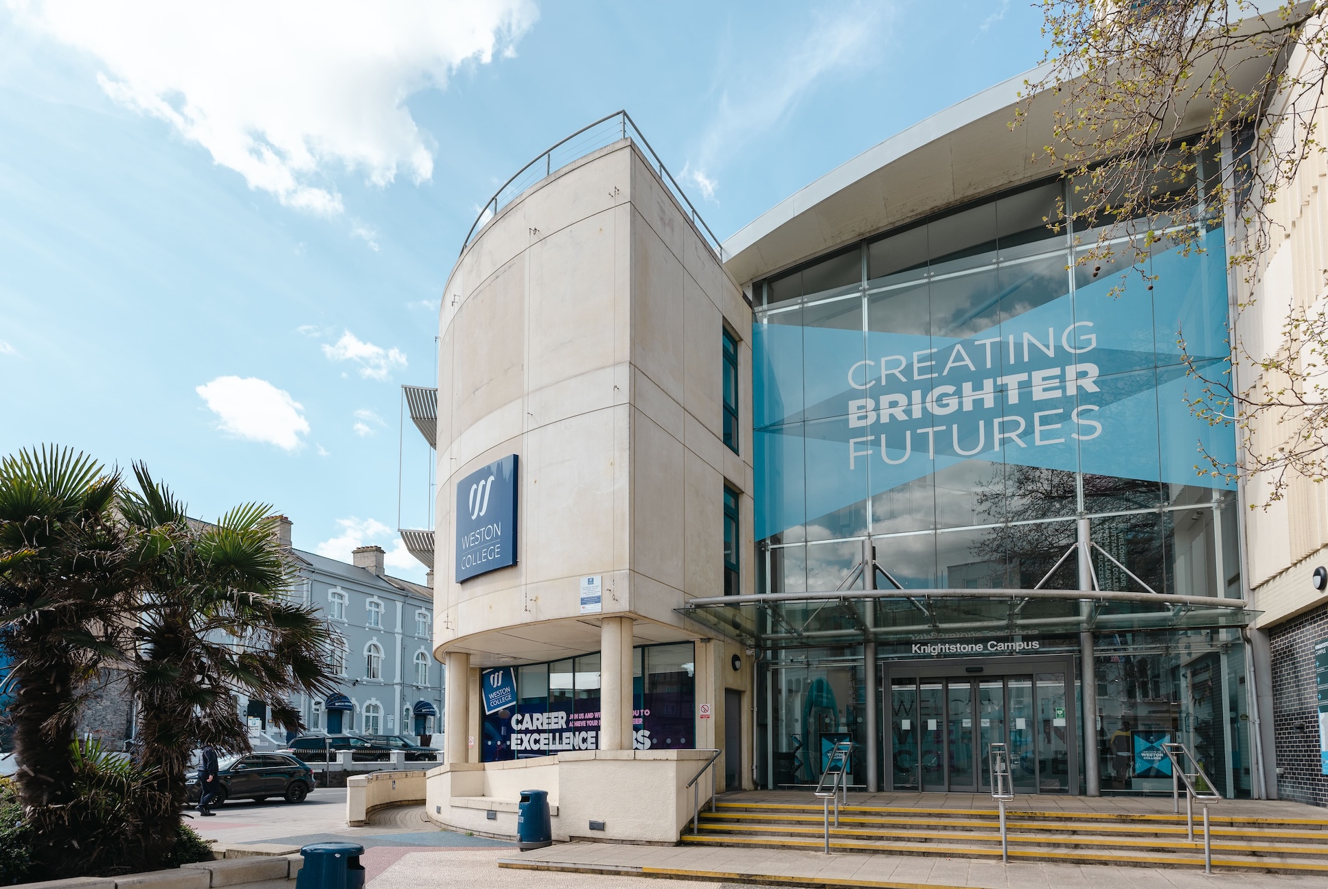 knightstone campus exterior front entrance 