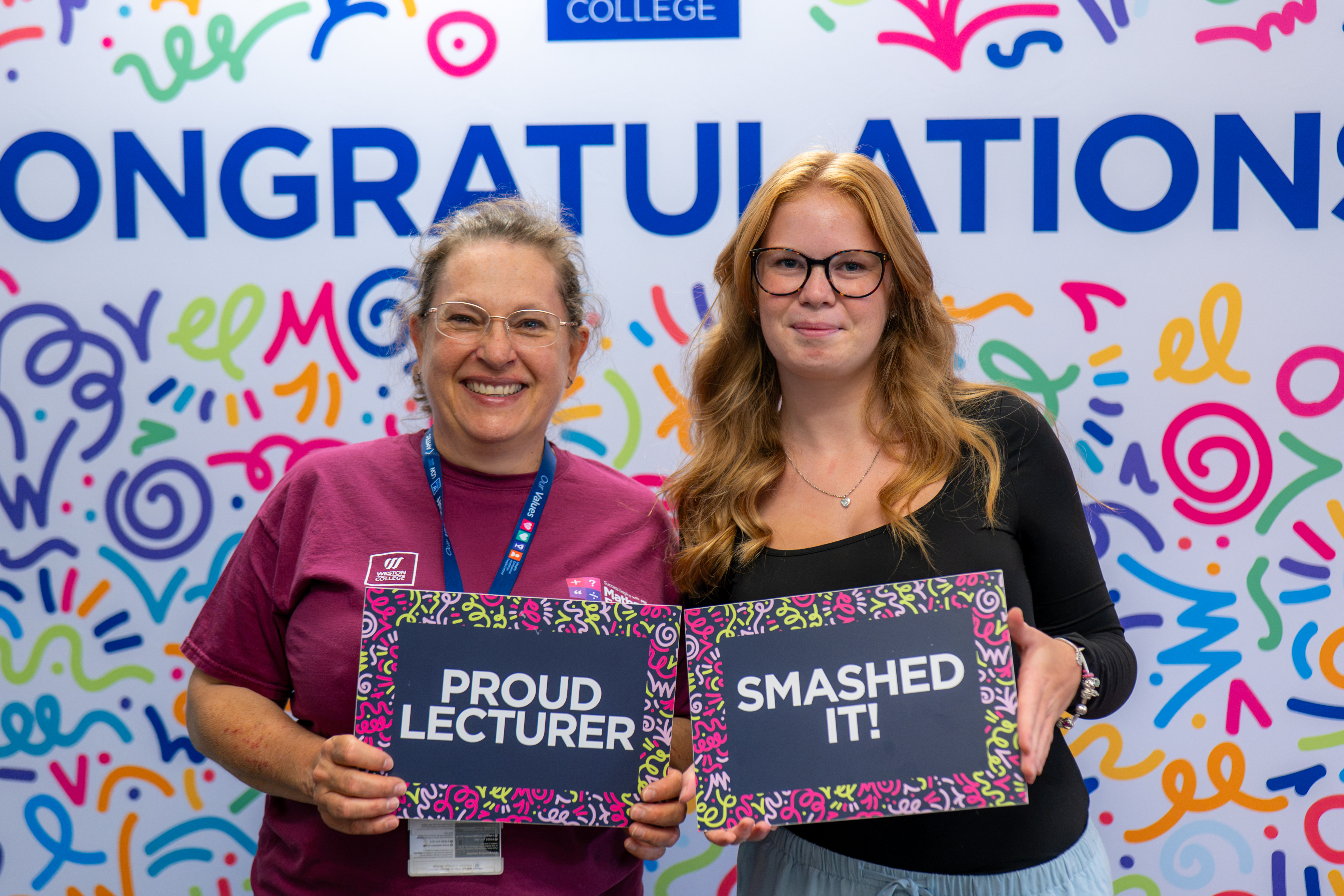 Learners Celebrate Maths and English GCSE Results