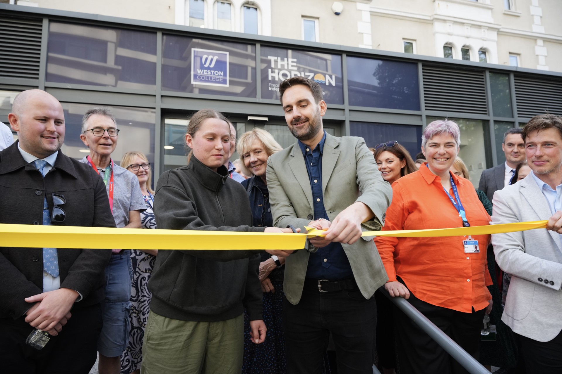 College Welcomes Dan Aldridge MP to Officially Open The Horizon 