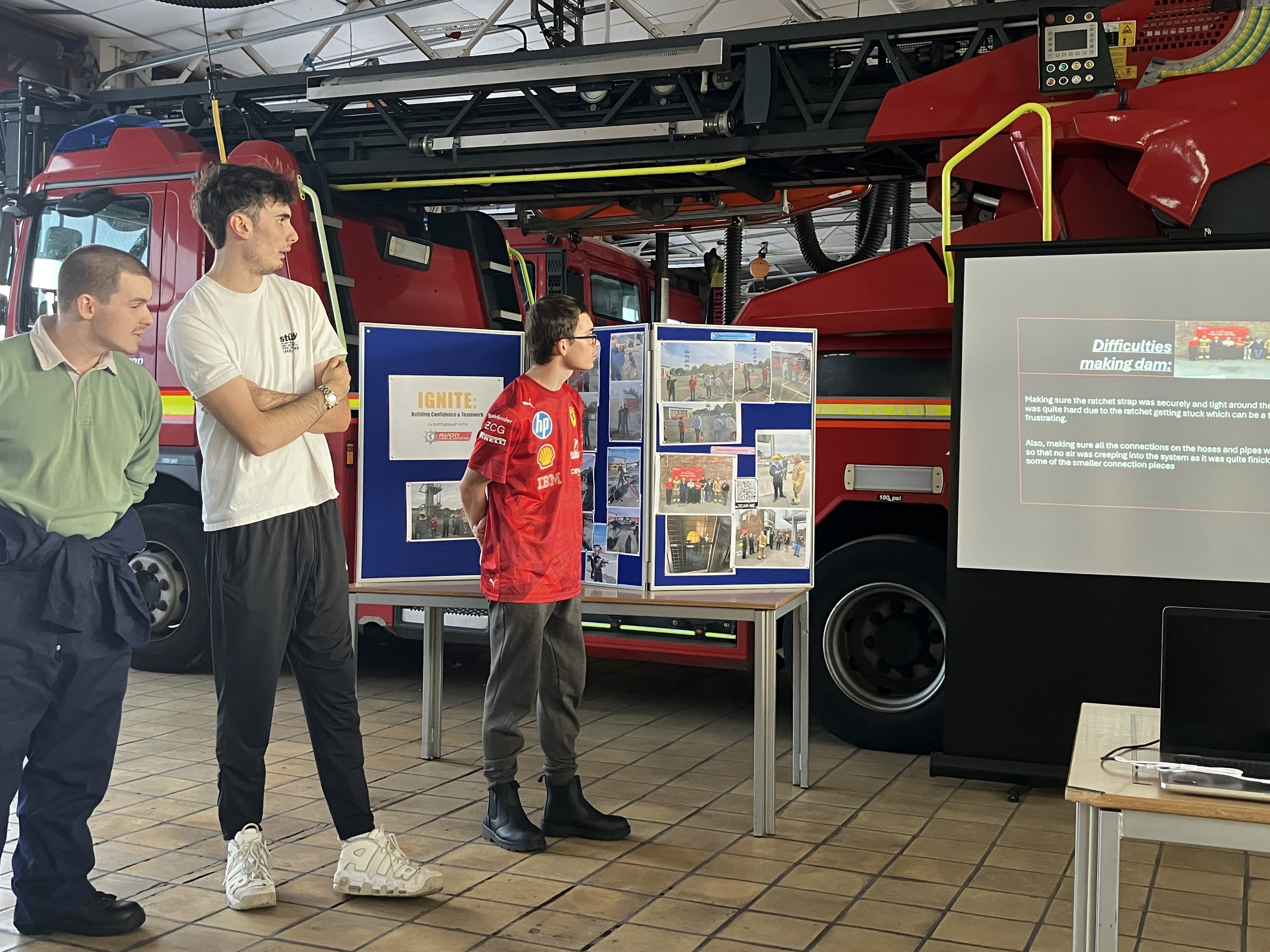 Students presenting