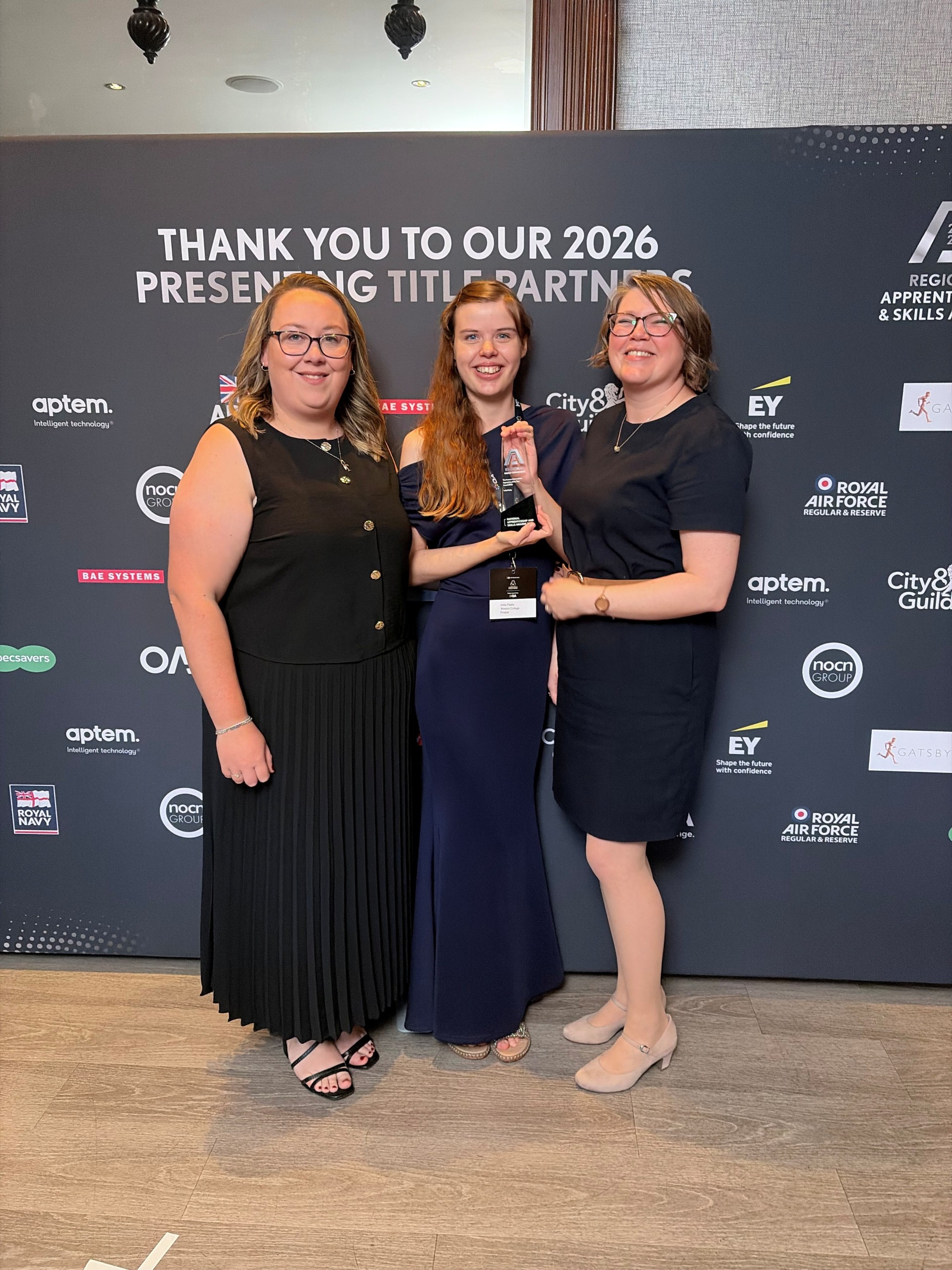 India Highly Commended at National Apprenticeship and Skills Awards 2026