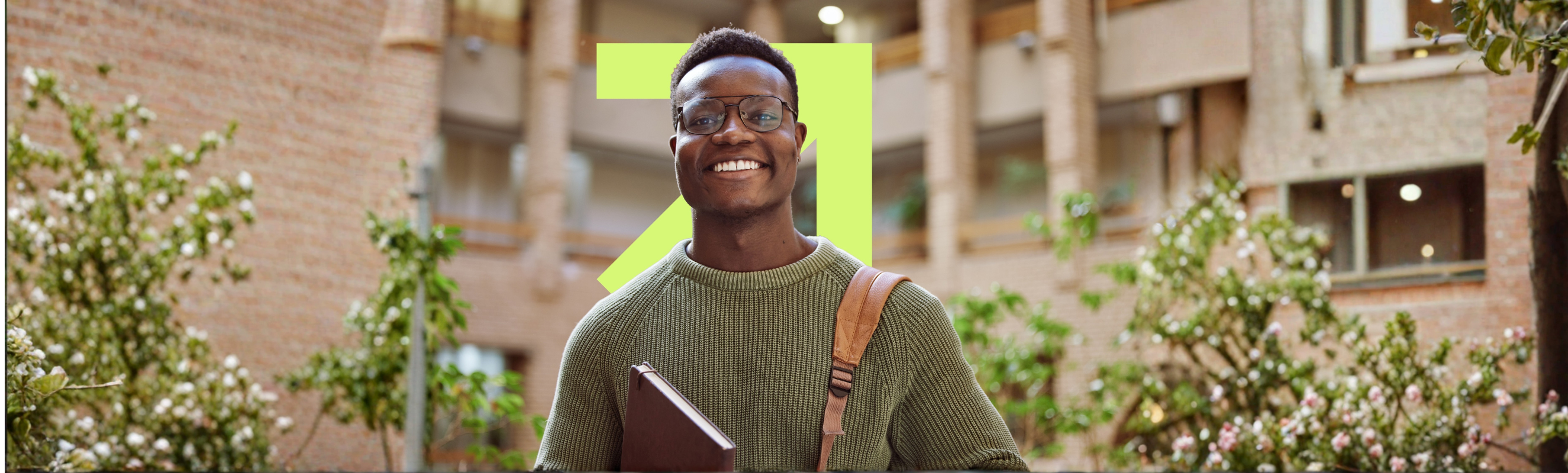 man smiling the camera