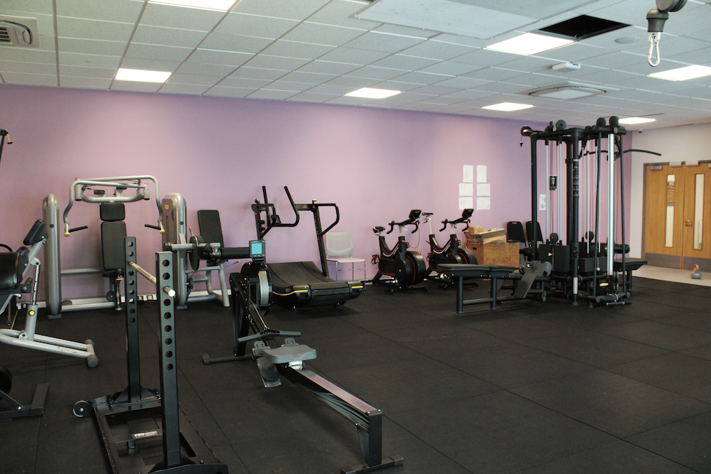 High-performance fitness and gym facilities