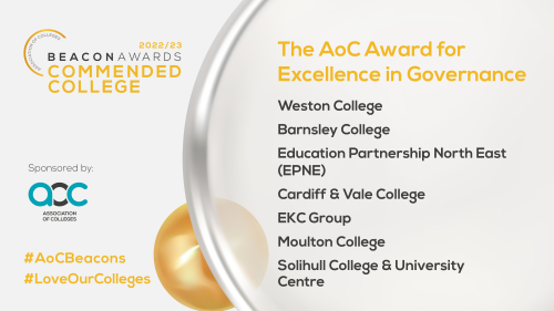 AoC Beacon Award Graphic for Governance