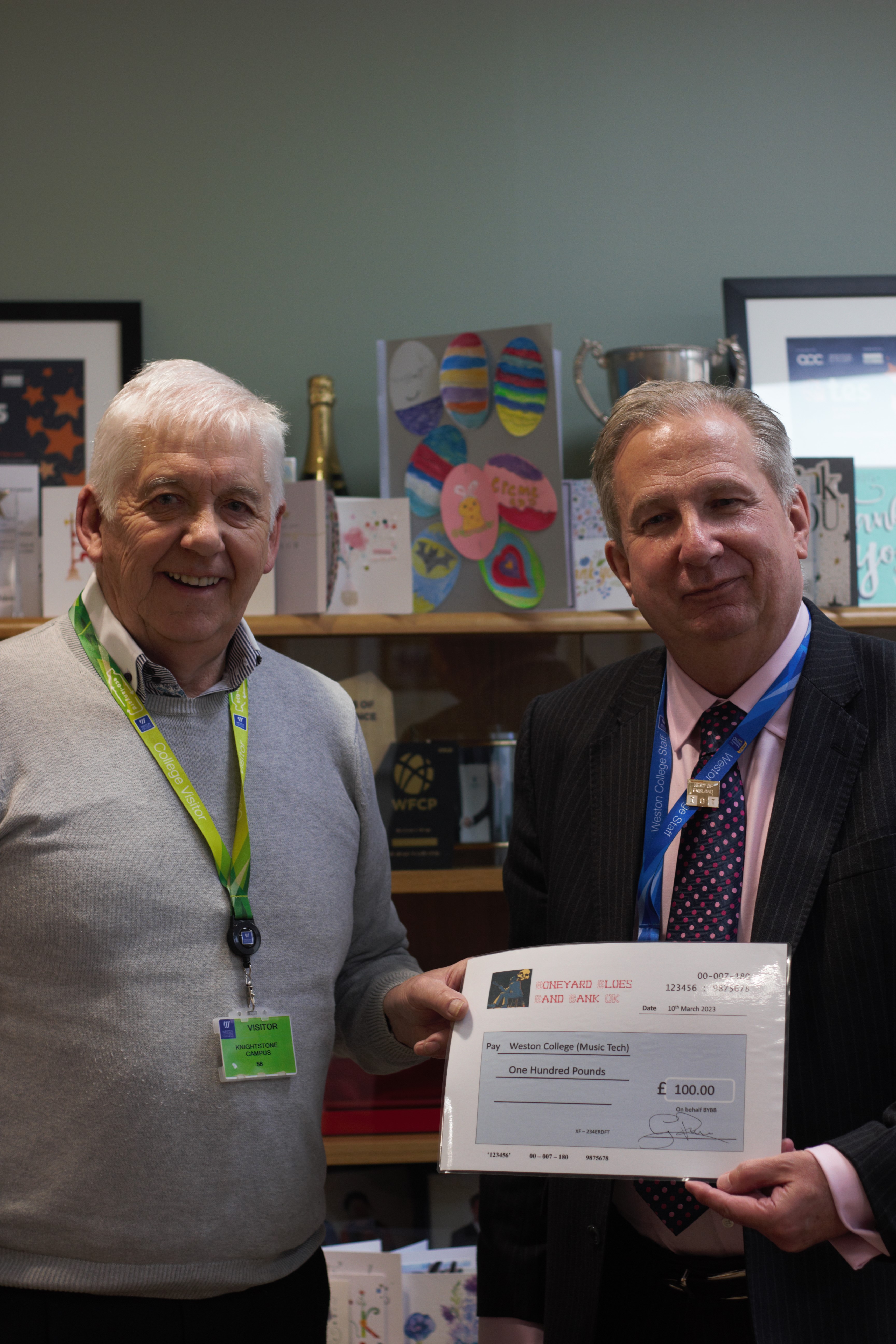 Dr Paul and Grahame Driver