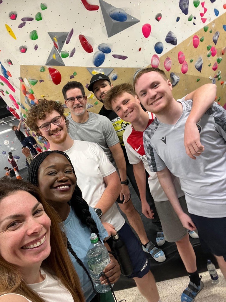 Yugo staff posing for selfie