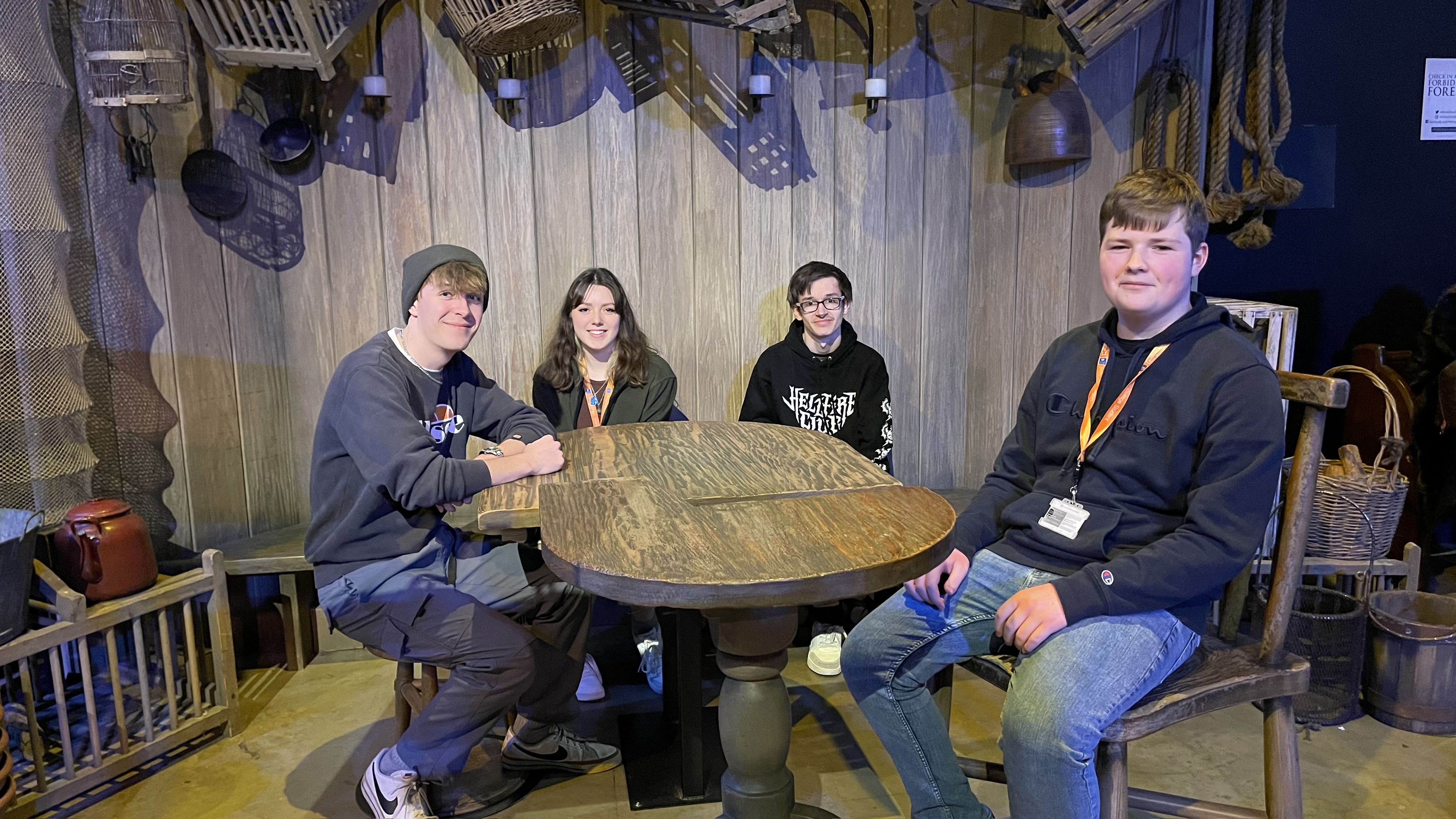 Weston College A Level Media trip to Harry Potter Studios