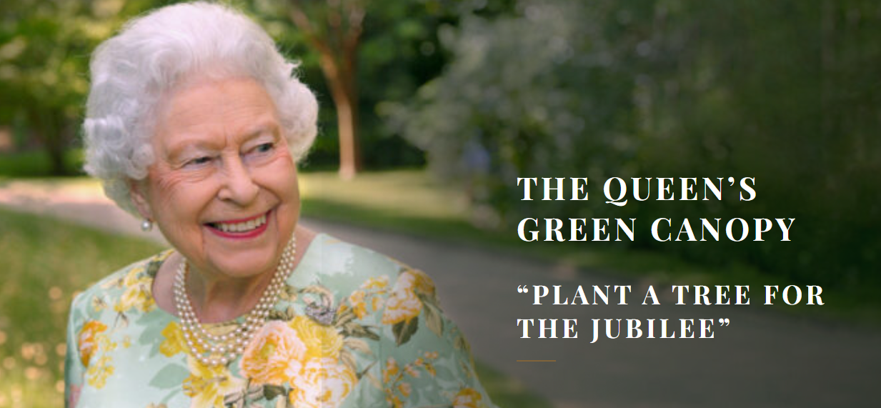 Queen Elizabeth II smiling next to quote