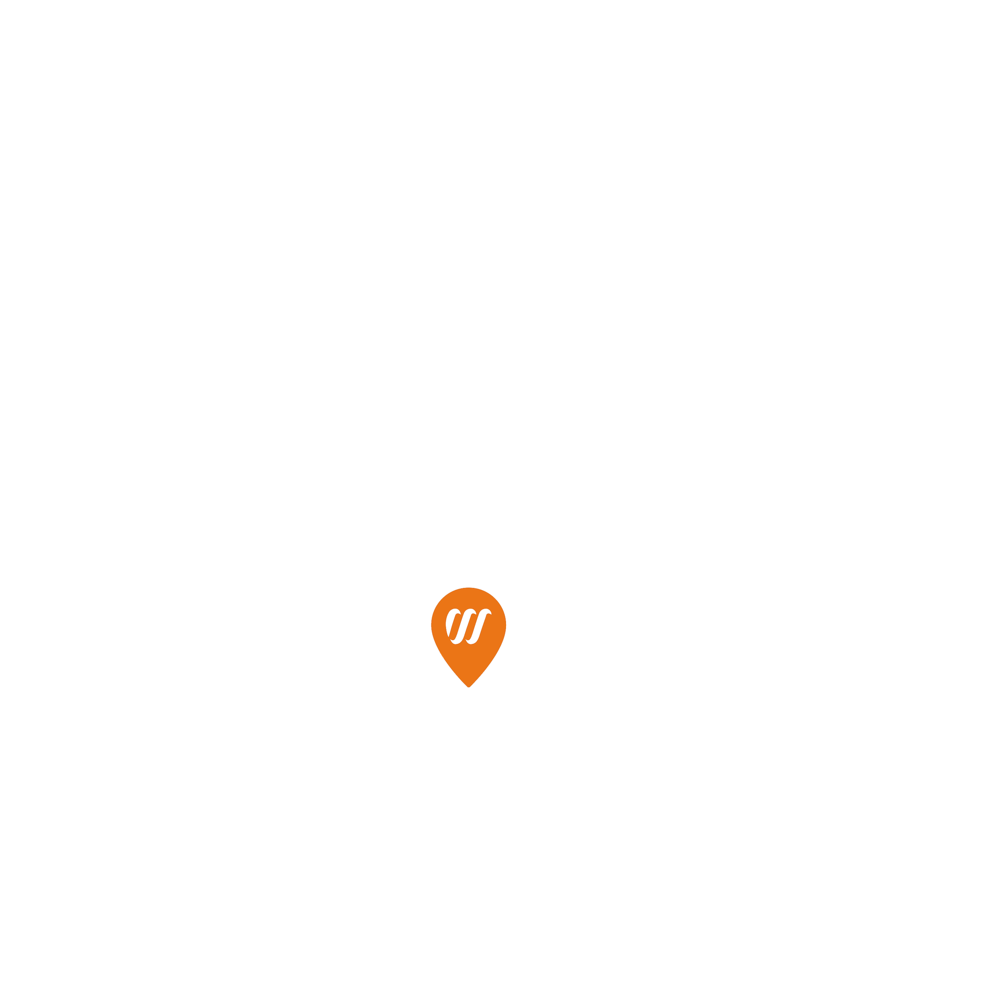 map of uk with ornage marker in the south west where weston is