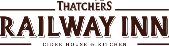 thatchers railway inn pub logo