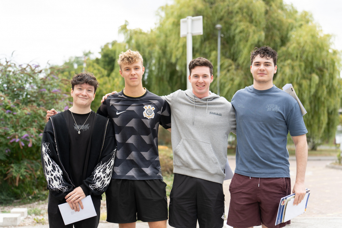 Students Collecting results