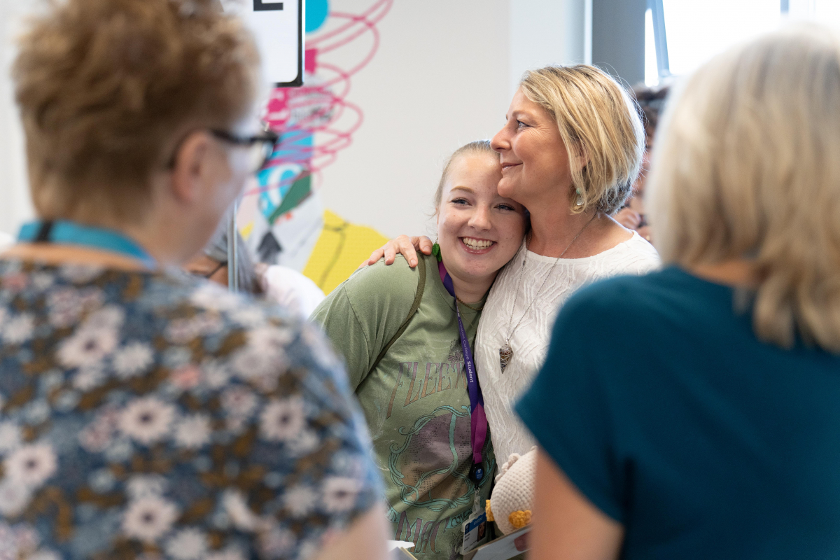 Students Collecting results