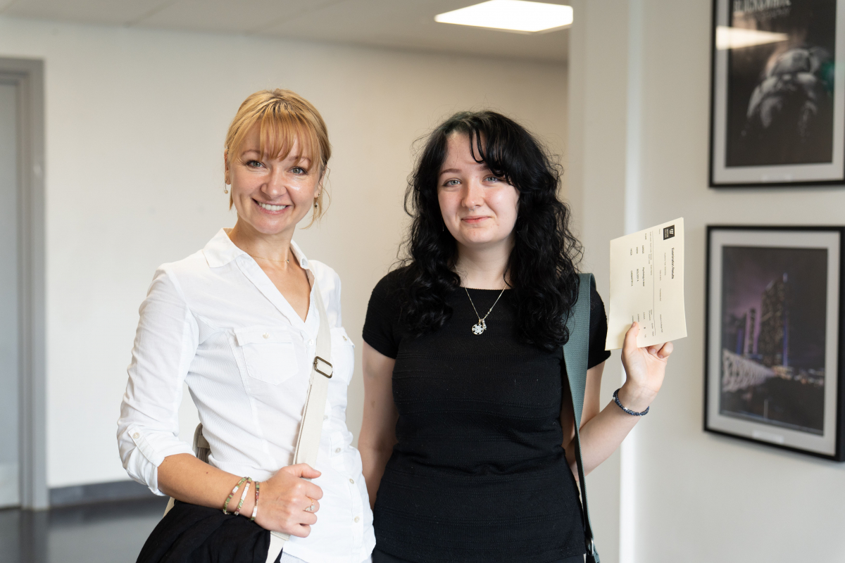 Students Collecting results