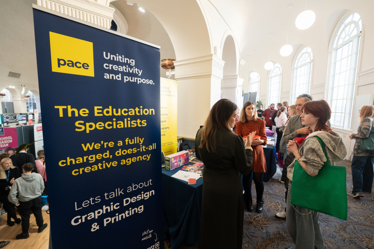 Pace speaking to Students