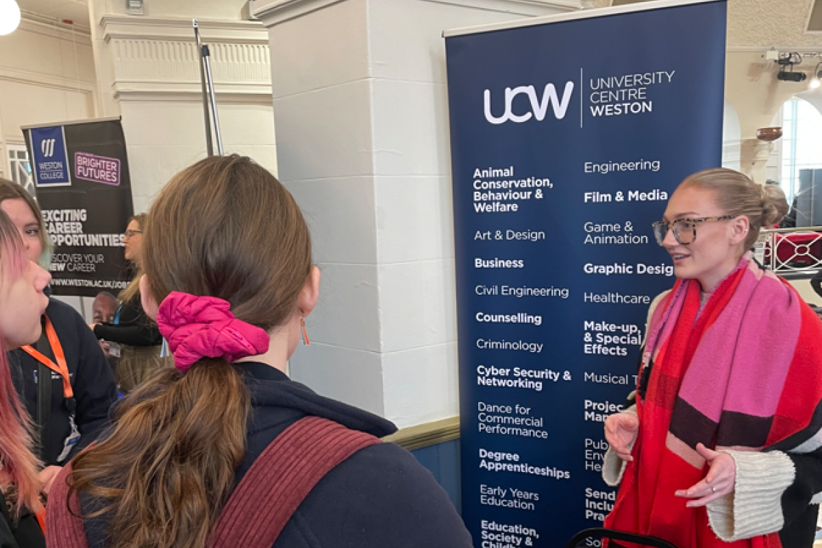 Learners engaging with UCW