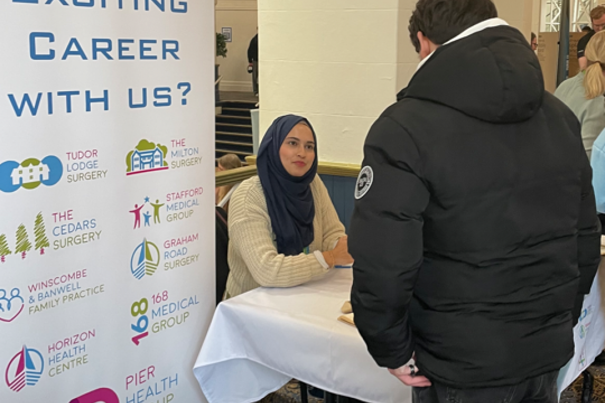 Learners engaging with NHS 