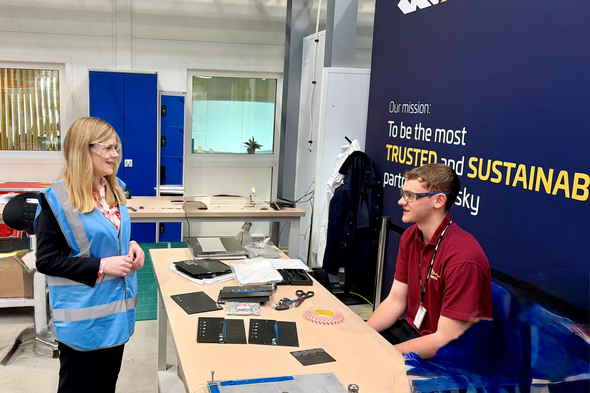 MP talking to Students