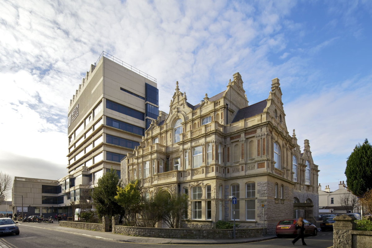 exterior of the conference centre 