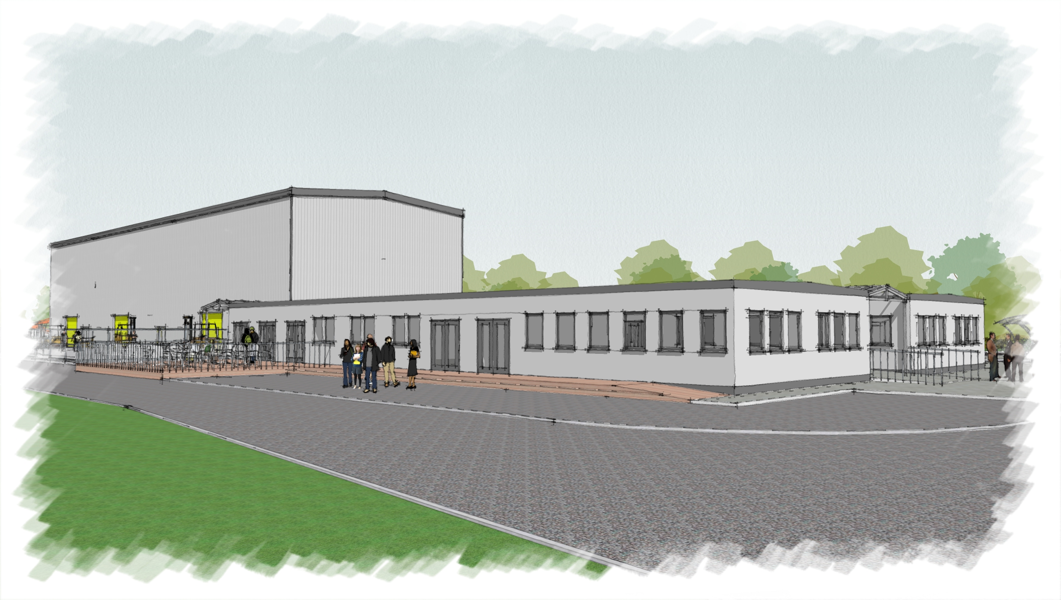 Classroom concept for new Construction Centre