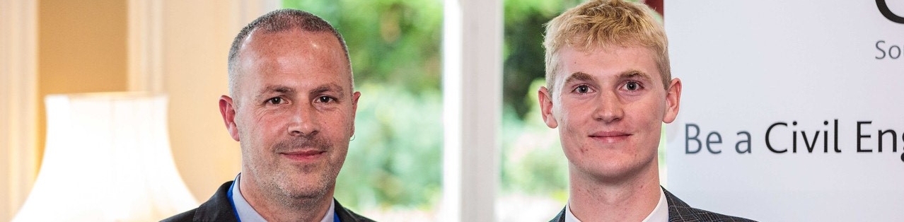 James - apprentice of the year at Alun Griffths