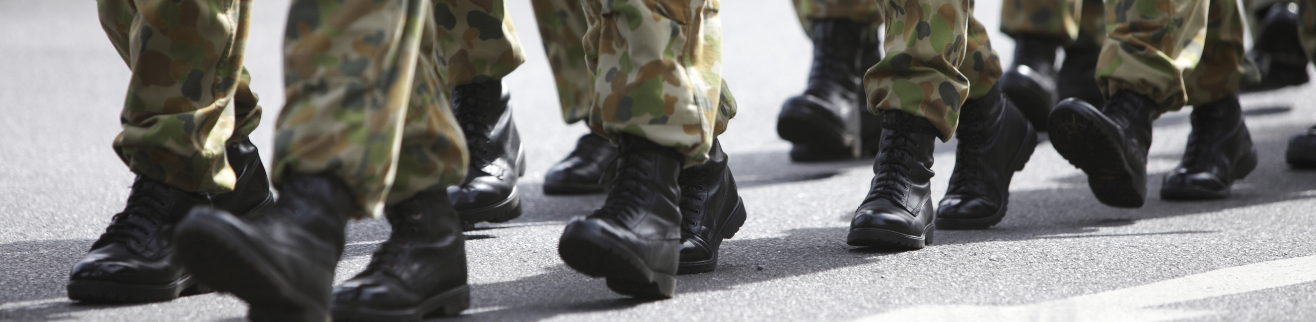 soldiers walking