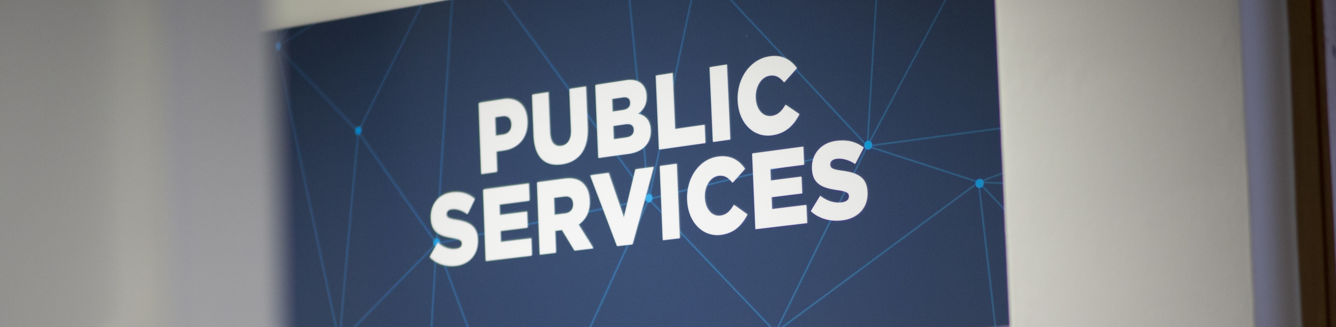 public services signage