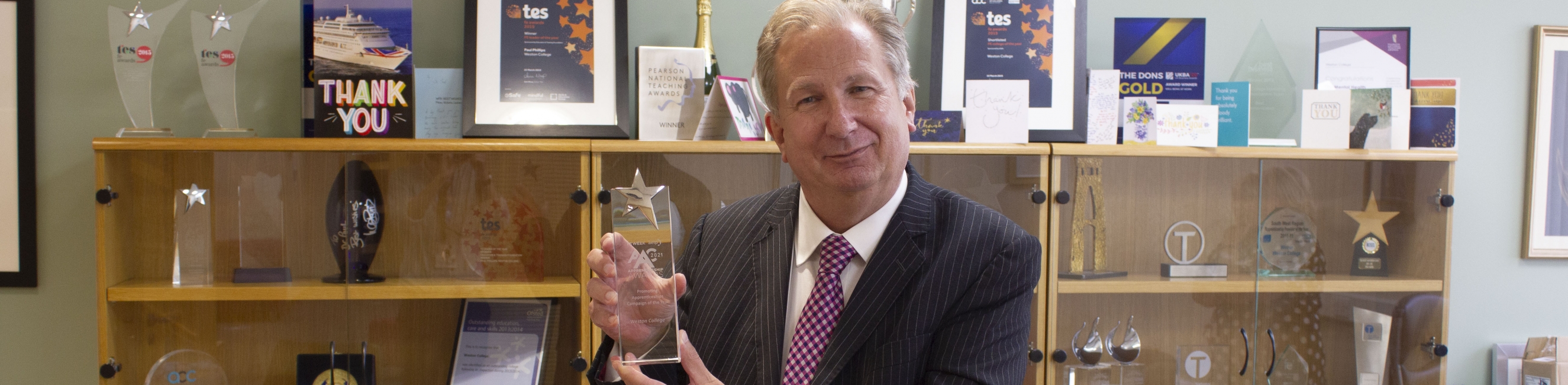 AAC Award Winners Weston College Apprenticeships, Dr Paul Phillips CBE