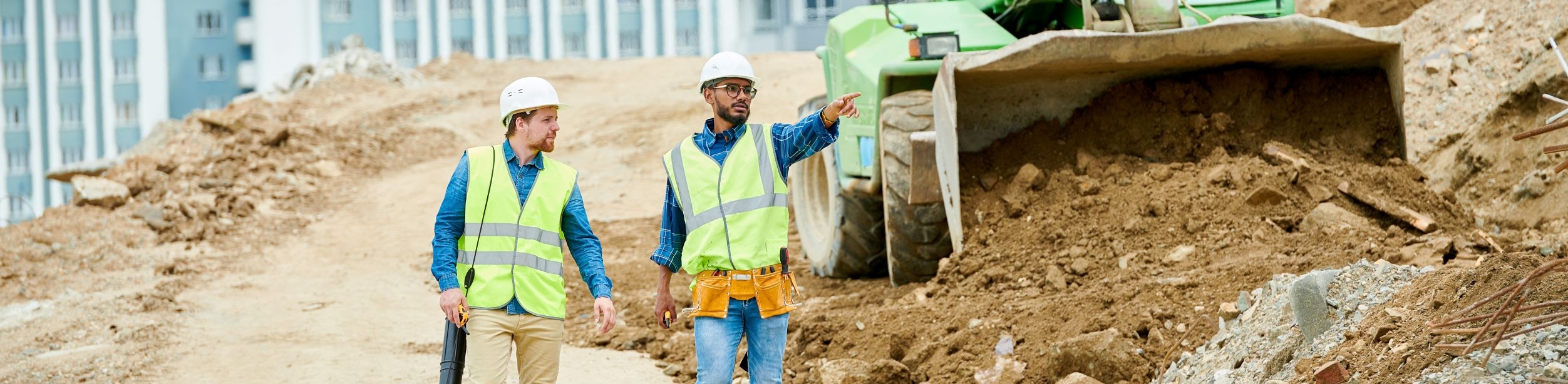 Construction Workers on site