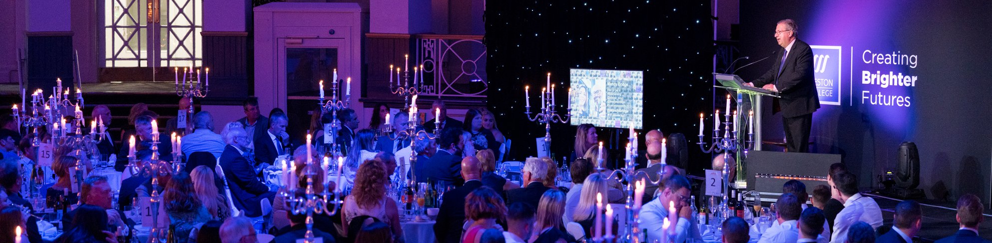 Business awards 2019 guests sat at tables