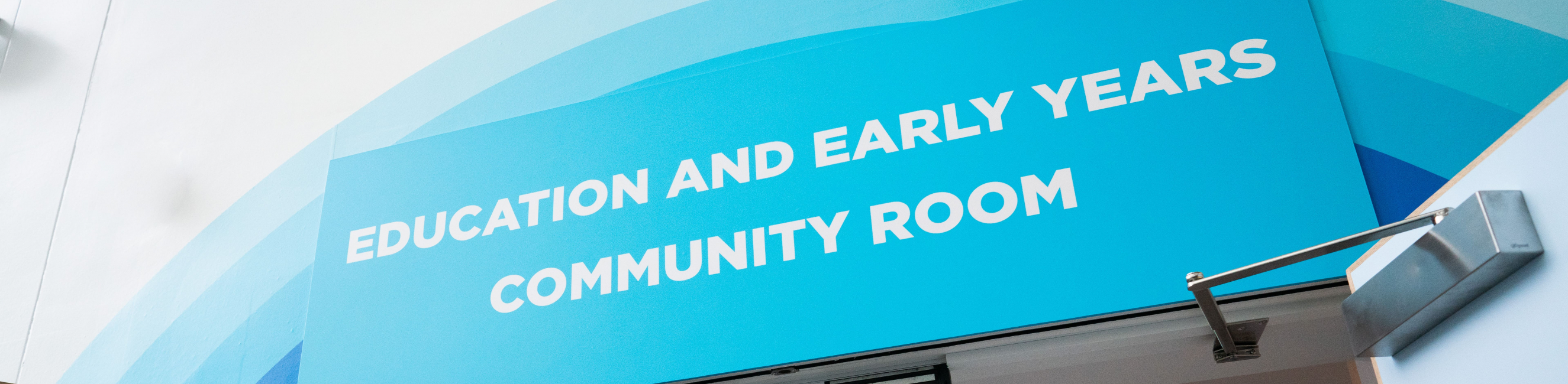 early years community room sign