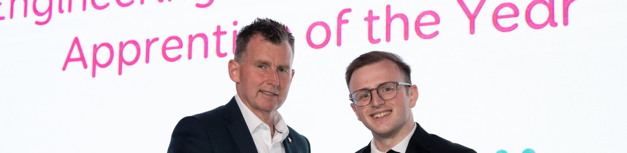 Jack Kitsell winning apprenticeship award