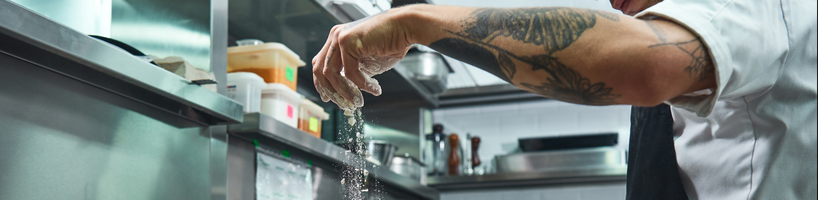 Chef cooking in the kitchen 