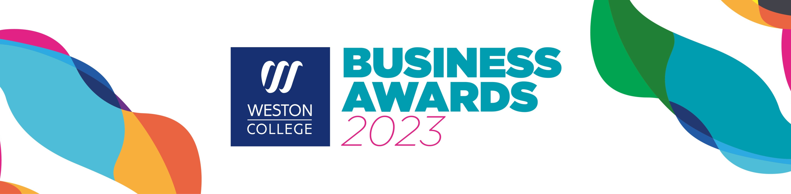 Weston College Business Awards 2023 graphic