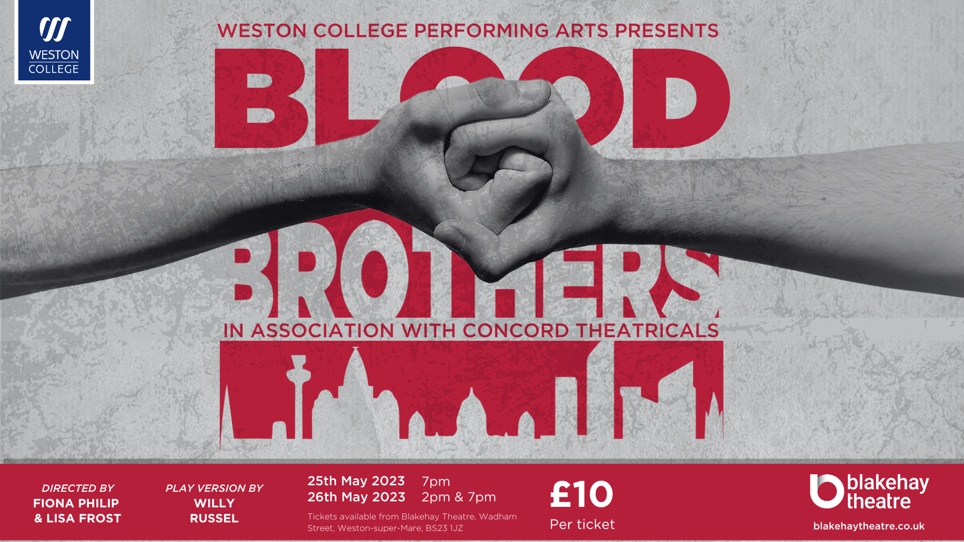 Weston College Present BLOOD BROTHERS