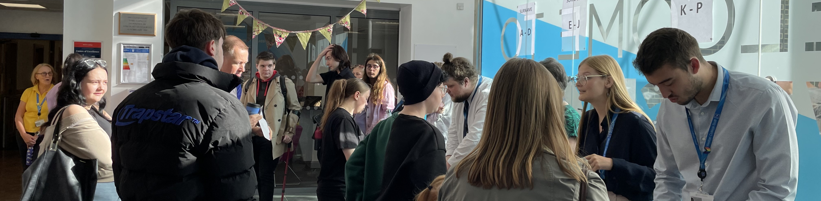 Learners Collecting Their GCSE Results at Knightstone Campus