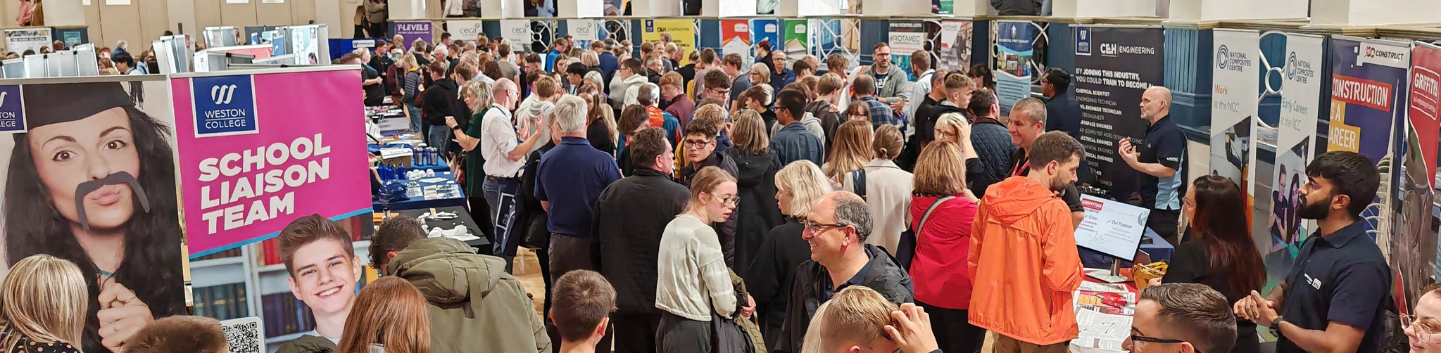 Students and Employers in Ballroom