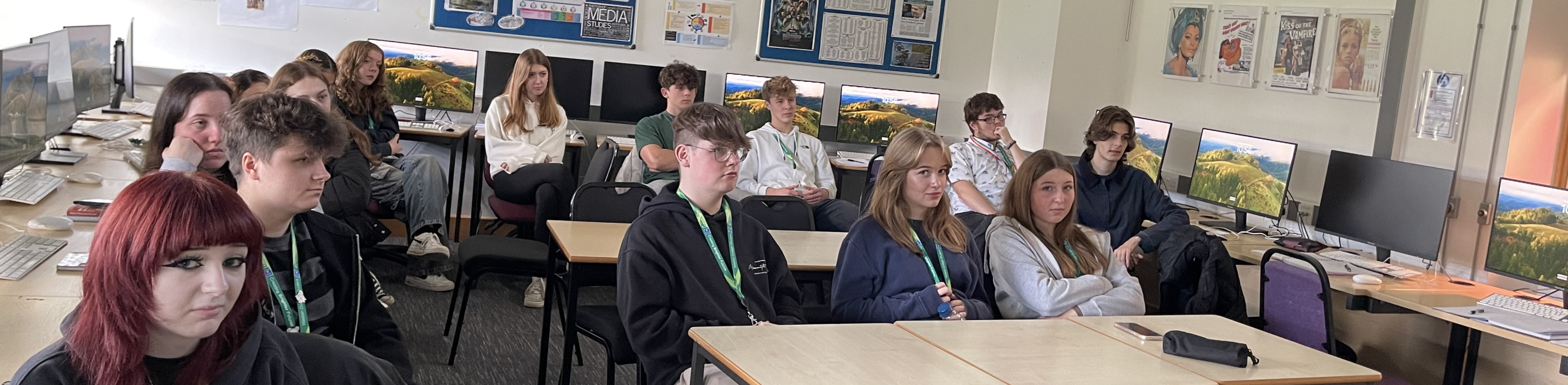 Learners attending guest lecture