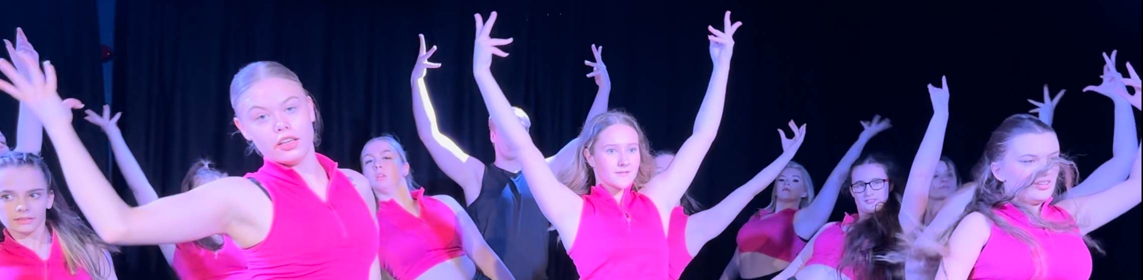 Students performing at the Wintertainment Showcase